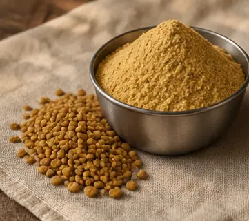 Methi seed powder: the grain and its flour